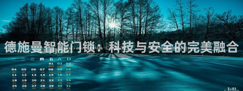 开丰娱乐登入地址在哪：德施曼智能门锁：科技与安全的完美融合