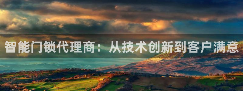 开丰娱乐平台地址查询：智能门锁代理商：从技术创新到客户满意