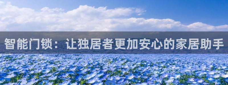 开丰娱乐登入地址查询：智能门锁：让独居者更加安心的家居助手