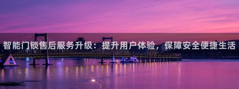 开丰娱乐主管家去判官333OO：智能门锁售后服务升级：提升用