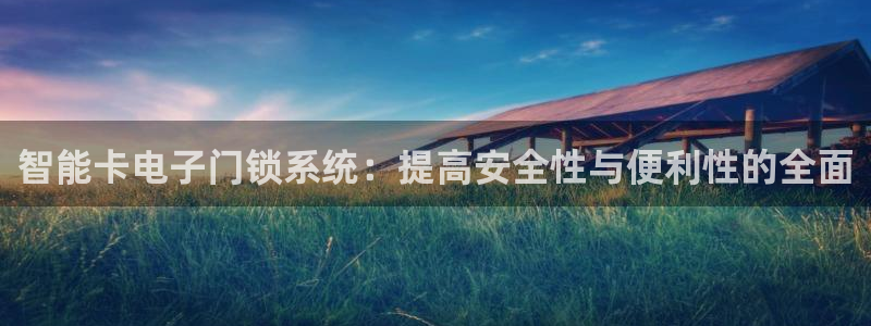 开丰娱乐上：智能卡电子门锁系统：提高安全性与便利性的全面