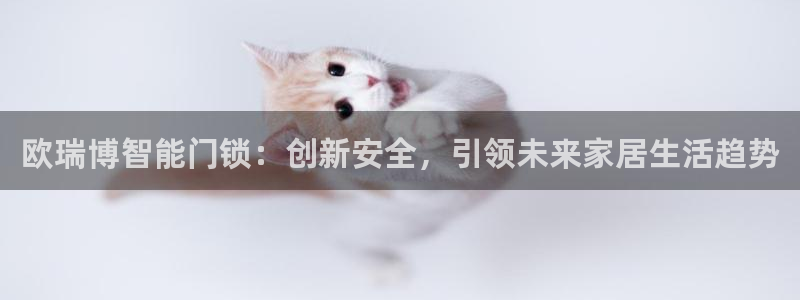 开丰娱乐登录官方网站：欧瑞博智能门锁：创新安全，引领未来家居