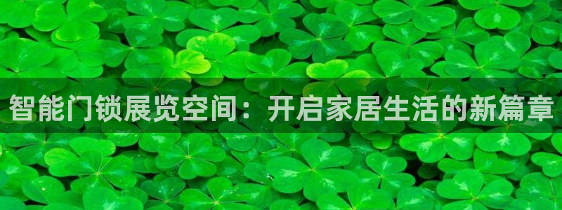 开丰娱乐新登录平台：智能门锁展览空间：开启家居生活的新篇章