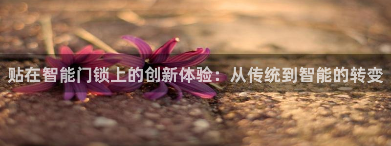 开丰娱乐注册登录：贴在智能门锁上的创新体验：从传统到智能的转