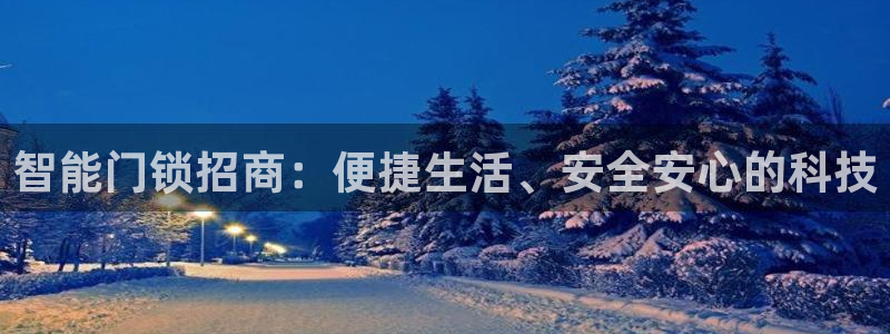 开丰娱乐官网最新消息：智能门锁招商：便捷生活、安全安心的科技