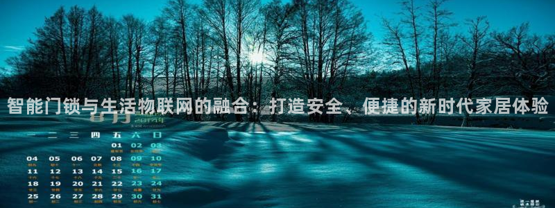 开丰娱乐寸六七五一38：智能门锁与生活物联网的融合：打造安全