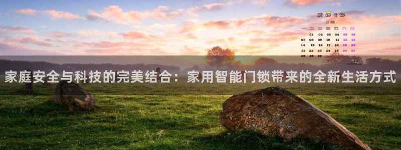 开丰娱乐注册登录：家庭安全与科技的完美结合：家用智能门锁带来