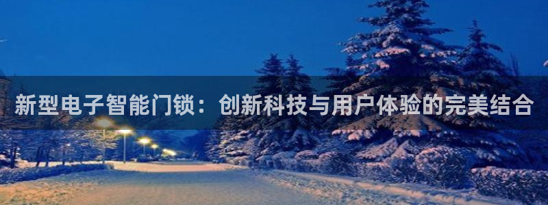 开丰娱乐下7O667：新型电子智能门锁：创新科技与用户体验的