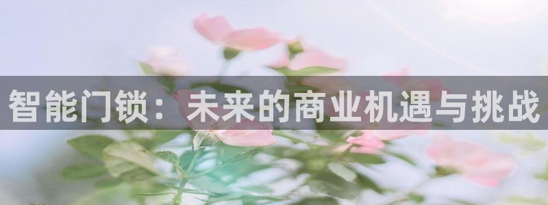 开丰娱乐登录注册：智能门锁：未来的商业机遇与挑战