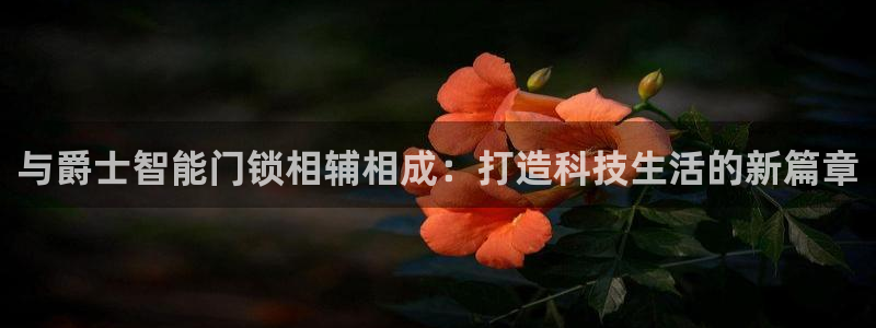 开丰娱乐靠谱吗：与爵士智能门锁相辅相成：打造科技生活的新篇章