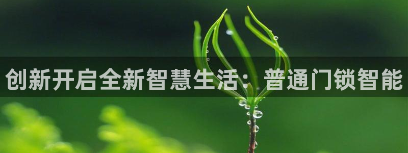 开丰娱乐与六七五一38：创新开启全新智慧生活：普通门锁智能