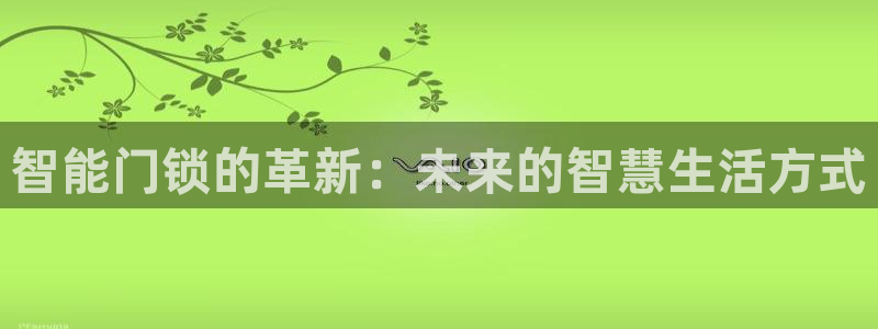 开丰娱乐平台地址电话：智能门锁的革新：未来的智慧生活方式
