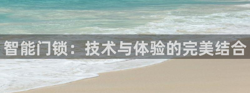 开丰娱乐登入地址查询：智能门锁：技术与体验的完美结合