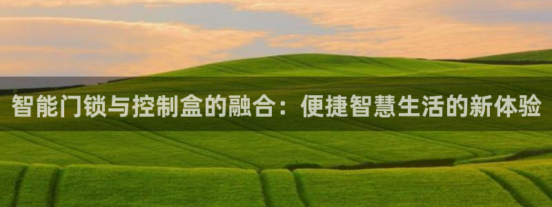 开丰娱乐除7O777：智能门锁与控制盒的融合：便捷智慧生活的