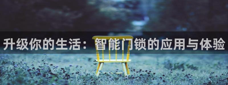 开丰娱乐左：升级你的生活：智能门锁的应用与体验